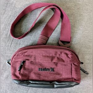 Hurley Burgundy Crossbody Bag